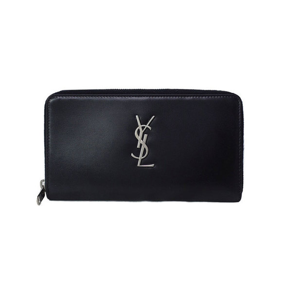 Saint Laurent YSL PARIS Long Zip Wallet - Picture 1 of 5